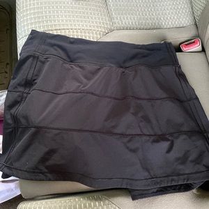 Black tennis skirt